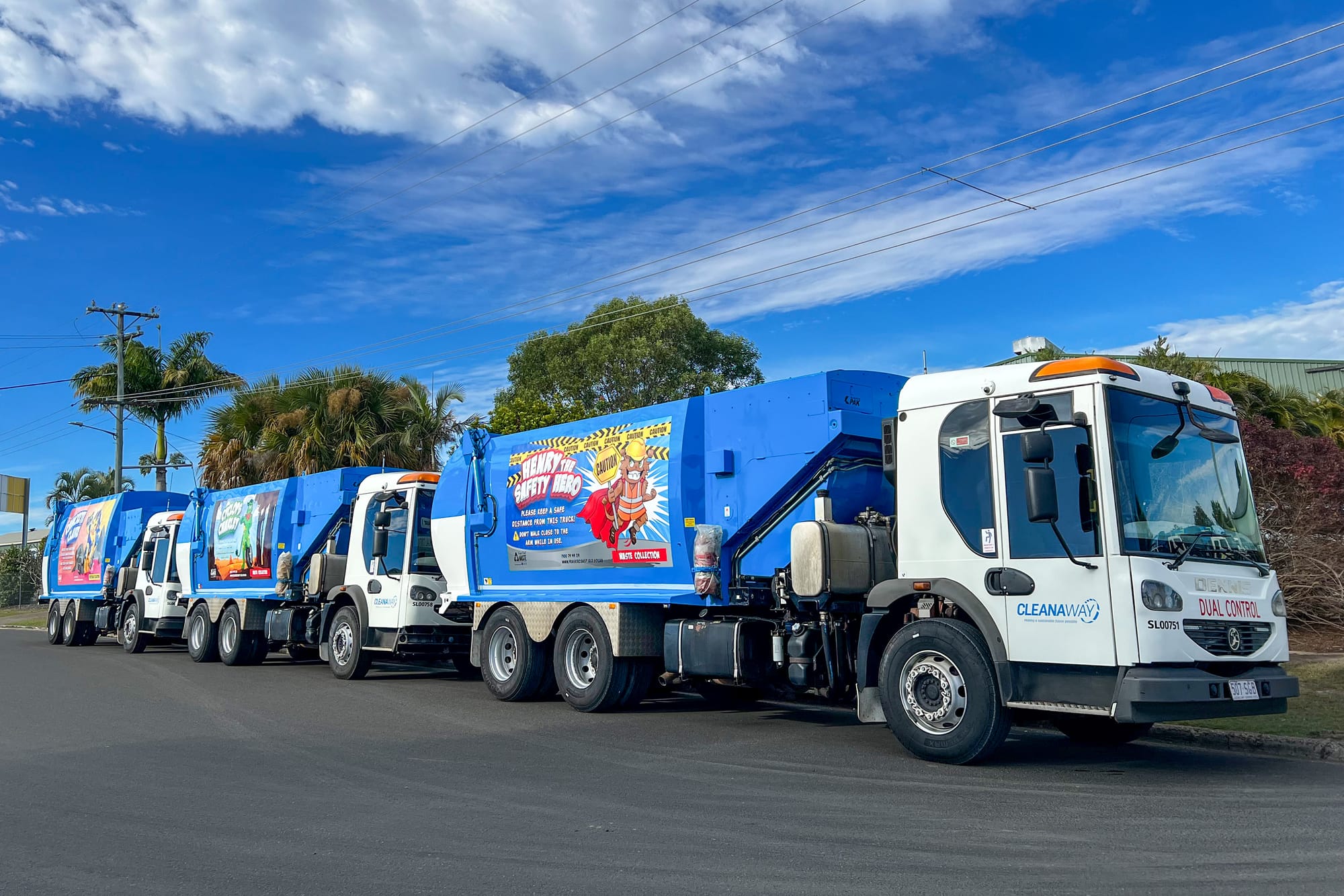 New Waste Monsters featured on waste trucks